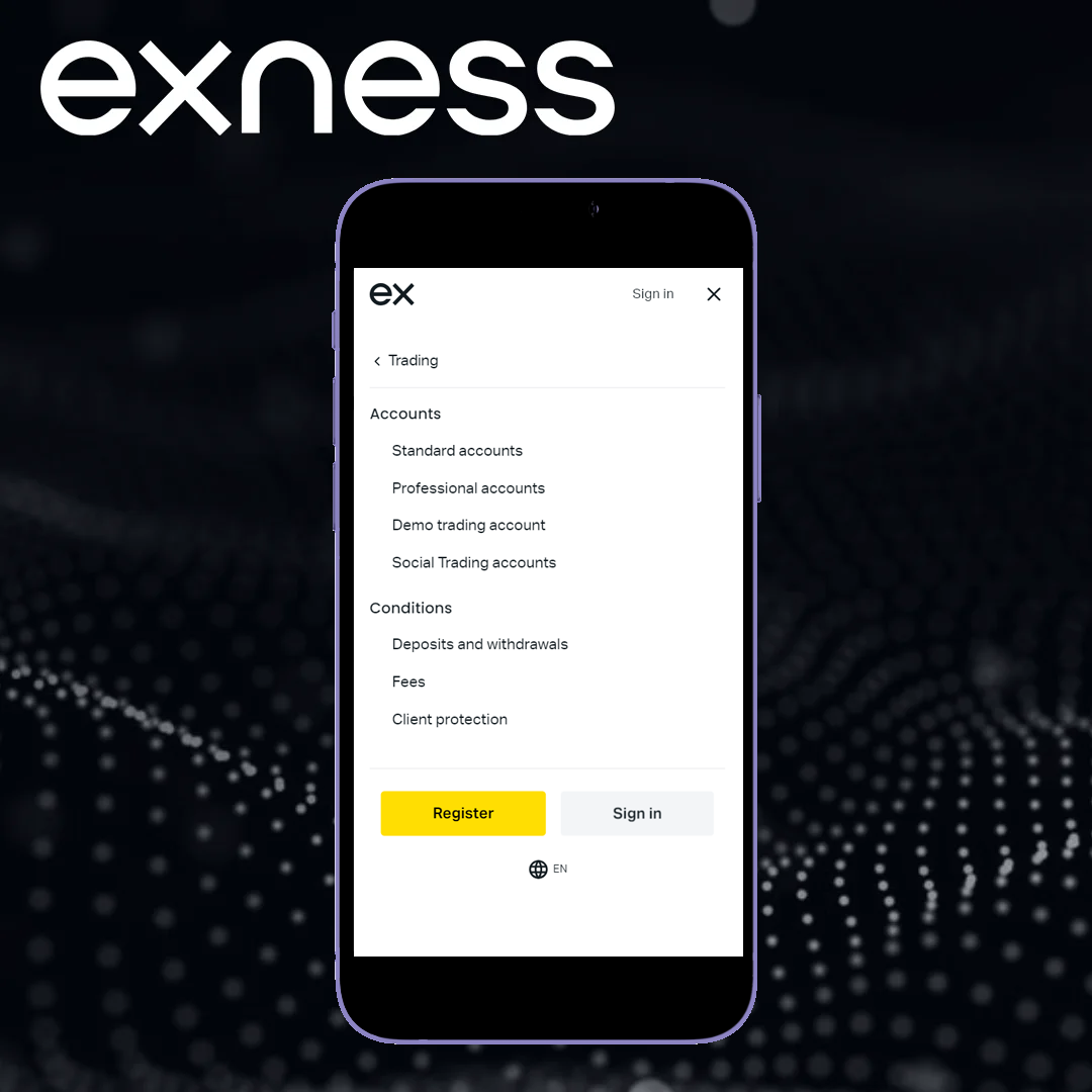 اختيار نوع الحساب المناسب مع Exness